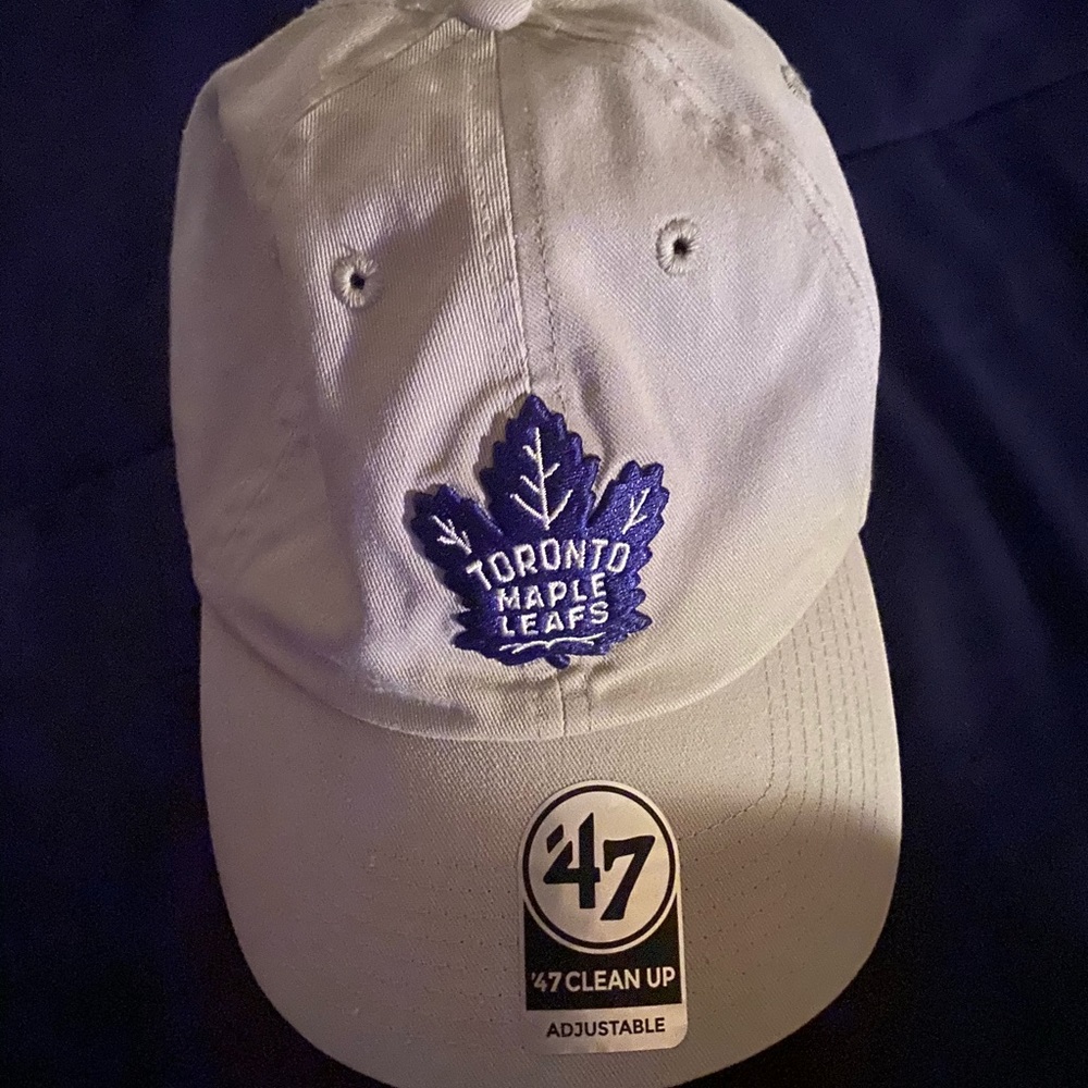 toronto maple leafs 47 adjustable clean up hat